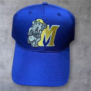 MiLB Modesto A's Retro Blue Yellow Snapback Hat NWT Baseball Men's One Size - Picture 1 of 7