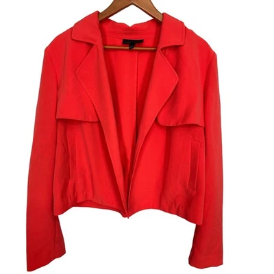 Blazer abierto Lane Bryant color salmón correas para el hombro para mujer talla 16 Foto 1 de 4