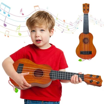Kids Toy Ukulele Guitar,17 Inch Classical Guitar Musical Toy,4 Strings Guitar - Image 1 of 4