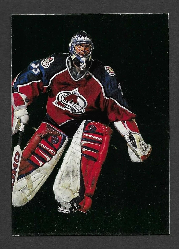 Parkhurst International Emerald Ice 1995-96 #323 Patrick Roy Colorado Avalanche Foto 1 de 1