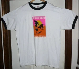 Rare Outer Banks, NC Brew Thru Forever Ringer Style Shirt, XL - Picture 1 of 2