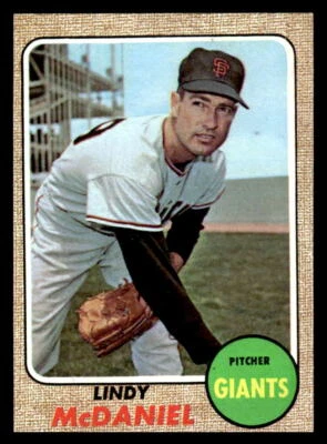 1968 Topps #545 Lindy McDaniel vgex - Image 1 of 2