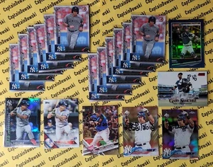 LOTE de 19 tarjetas de Gary Sanchez con radiocontrol Bowman 2016, Scouts, Topps dorado, lámina cromada SP - Imagen 1 de 16