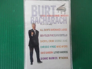 BURT BACHARACH ONE AMAZING NIGHT MUSICASSETTE K7 TAPE ELVIS COSTELLO SEALED - Bild 1 von 3
