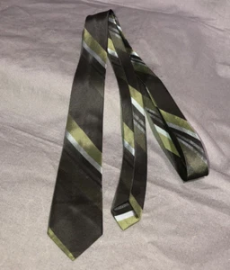 Vintage frühe 60er Jahre Acetat Viskose schmale Krawatte  - Bild 1 von 4