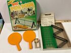 1982 NERF PING PONG PARKER BROTHERS Paddles Gate and 2 Balls Vtg Missing 1 Ball
