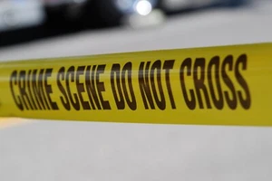 "CRIME SCENE DO NOT CROSS" 5-50FT NOVELTY TAPE 3" WIDE CSI FBI POLICE SHERIFFS - Picture 1 of 2