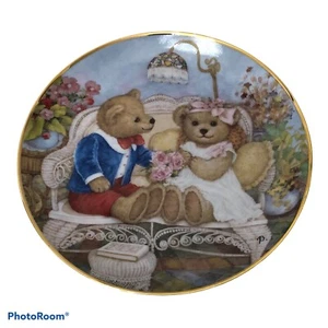 The Franklin Mint Heirloom Collection First Anniversary Patricia Brooks Plate - Picture 1 of 10