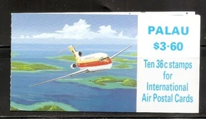 Palau, SC # C18a Aircraft . Koror Overprinted .Complete Booklet , MNH. - Picture 1 of 2