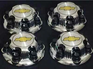 6 Lugs Chevy 2000 2010 1500 Truck Van 16" 17" Chrome wheel center Cap set of 4pc - Picture 1 of 1