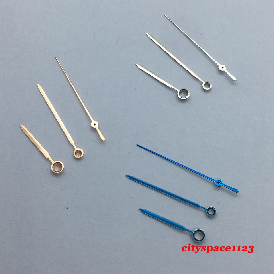 Debert rose gold blue silver Watch Hands Fit MIYOTA 8215 8205 DG2813 Movement - Image 1 of 1