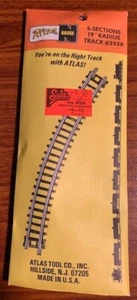 Vintage Atlas N Scale 4 Sections 19" Radius Track #2526 Free Shipping - Picture 1 of 2