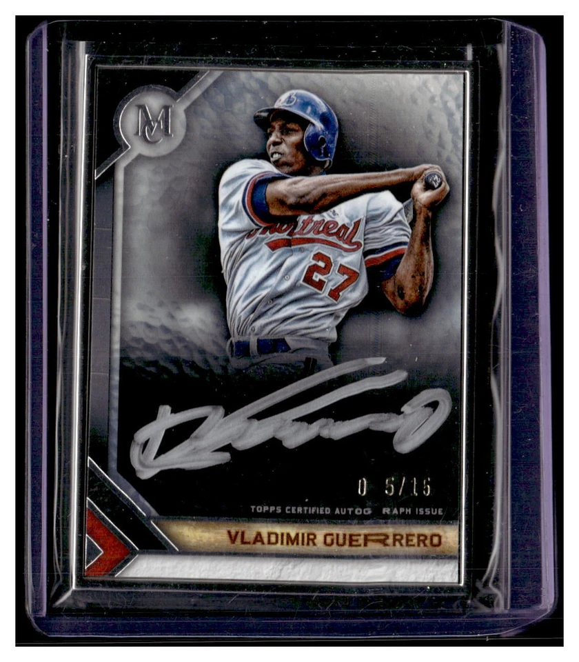 2023 Topps Museum Collection Framed Autograph Vladimir Guerrero Auto EXPOS /15  - Image 1 of 1
