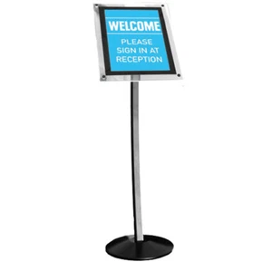 Menustand Halo - Freistehendes LED Display für A3 Poster mit Blickfang. - Bild 1 von 10