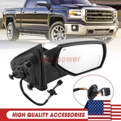 Power Folding Mirror for 2014-2018 GM Pickup Memory Puddle Signal Passenger Side - Изображение 1 из 4