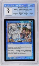 MISCALCULATION Urza's Legacy Foil CGC 9.0 Graded MTG [Card Kingdom]