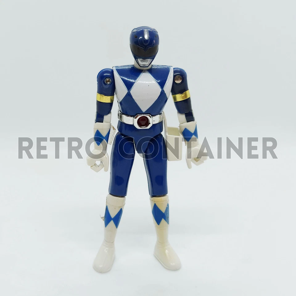 Vintage Robot Die-Cast Turbo Ranger Kousoko Super Sentai Power Rangers Denjiman - Immagine 1 di 1