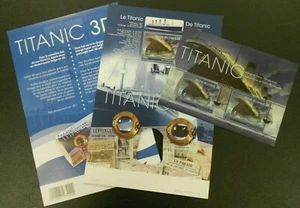 Belgium - "SHIPS ~ TITANIC CENTENARY" FDI Cancelled 3D MNH MS 2012 - Picture 1 of 7