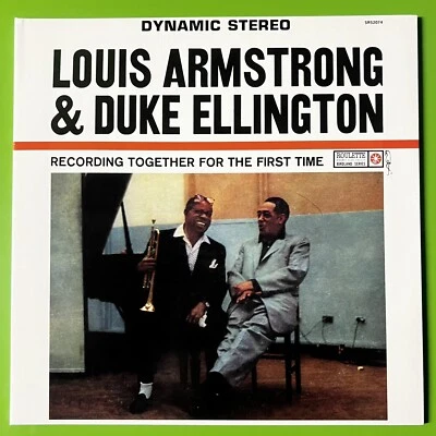 Louis Armstrong & Duke Ellington ‎–Recording Together For The First Time LP Jazz - Image 1 of 4
