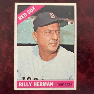 1966 Topps Set BILLY HERMAN #37 BOSTON RED SOX - EX++ - Picture 1 of 2