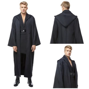 Star Wars Anakin Skywalker Darth Vader Robe Cosplay Costume Men's Cloak Only - Picture 1 of 10