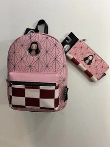 Demon Slayer Mini Backpack Kimetsu No Yaiba Nezuko Kimono Bioworld NEW Wallet - Picture 1 of 3