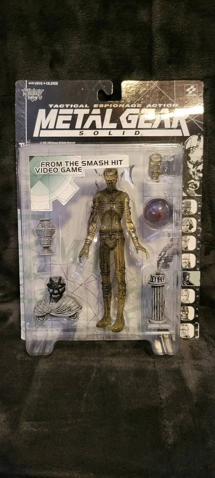 老式 1999 年 Metal Gear 实心 PSYCHO MANTIS 6 英寸可动人偶 Mcfarlane 玩具 全新带盒 — 第 1/4 张图片