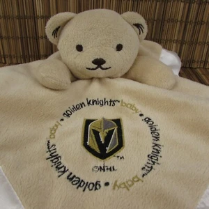 Baby Fanatic NHL Las Vegas Golden Knights Tan Teddy Bear Security Blanket Lovey - Picture 1 of 8