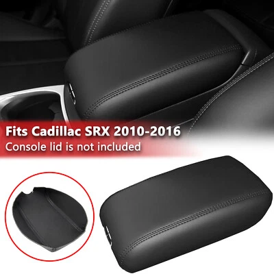 Fits Cadillac SRX 2010-2016 Middle Console Lid Arm Rest Cover Replace Trim Black — 第 1/4 张图片