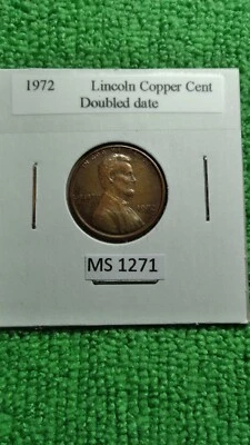 1972 Lincoln Cent ERROR Multiple Strike Doubled Date - Image 1 of 4