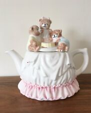 🧸 Cute Leonardo Collection Novelty Teapot 🫖 Teddy Bears Picnic Tea Party Gift
