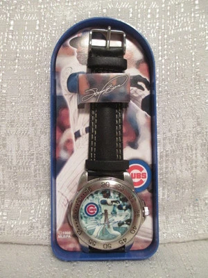 Sun Time Sammy Sosa Chicago Cubs MLB Baseball Sportivi Sports Watch  - Image 1 of 3