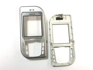Original Nokia 6670 A-Cover Front Display Glas Schale Oberschale Gehäuse Silber - Bild 1 von 1