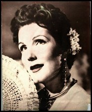 LIBERTAD LAMARQUE MEXICAN MOVIE STAR STUNNING PORTRAIT 1950s ORIG Photo J 38