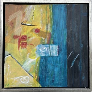 Ella Glückman Abstrakte Komposition Modernes Kunstbild Dänemark Mai 2010 - Picture 1 of 13