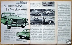 You'll Hardly Know the New Studebakers Diciembre '55 Pop. Artículo de ciencia - Imagen 1 de 7