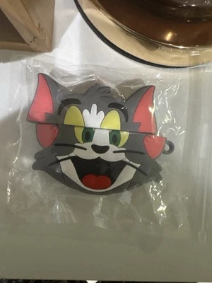 Linda funda de silicona para AirPods Tom & Jerry 3D dibujos animados Foto 1 de 2