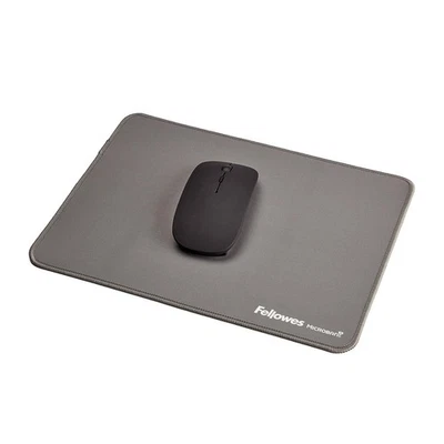 Fellowes Extra-Large Ergonomic Mousepad Grey – Non-Slip Rubber Base, Durable Sti - Image 1 of 4