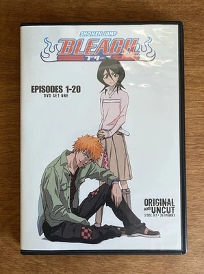 Bleach Original Uncut DVD Set 1 - Episodes 1-20 (Japanese and English) - Image 1 of 4