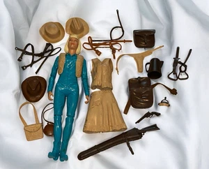 Figura de acción vintage de Jane West 12 de Marx 1965 muñeca Johnny West con accesorios - Imagen 1 de 18