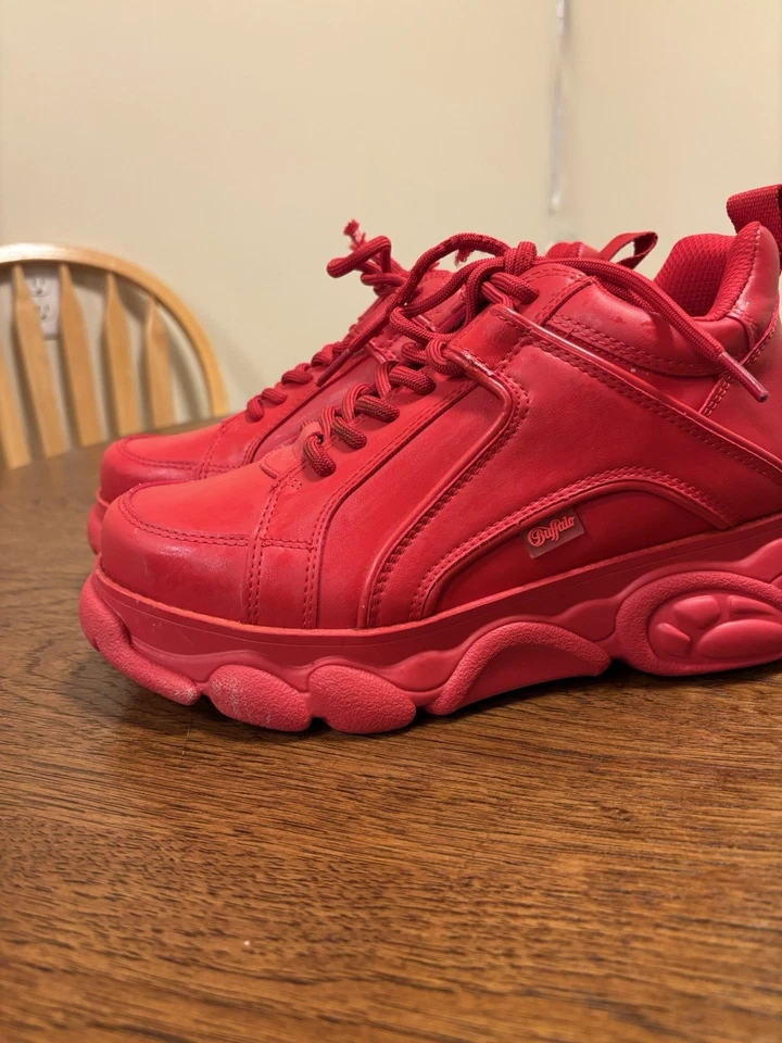 Zapatillas Buffalo London Clásicas Plataforma Rojo Mujer’s Talla 9 / EU 40 – Gruesas Foto 1 de 4