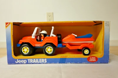 Buddy L 9751 V Jeep con remolque y moto acuática juego de 4 piezas preescolar Foto 1 de 4