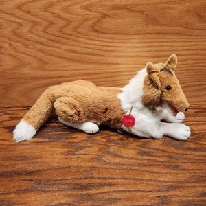 Vintage Teddy Hermann Original Realistischer Rough Collie Sheltie Lassie Hund Plüsch - Bild 1 von 11
