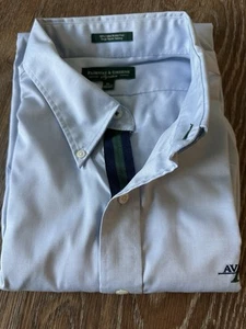 Fairway & Greene Herren Oxford Blau Langarm Button Down XL Avalon Bestickt - Bild 1 von 7
