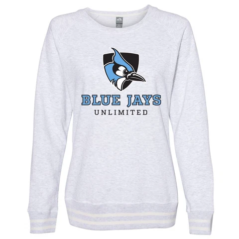 Venley Official NCAA Johns Hopkins Blue Jays Unlimited Women's Sweatshirt w Edge Cover