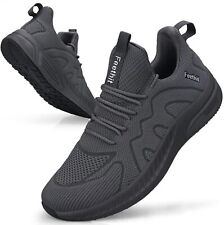 Feethit Mens Non Slip Walking Sneakers Lightweight Breathable Slip on Running Sh