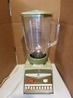 Osterizer Imperial Pulse-Matic 10 Blender 854 -Working-  USA - Avacado Green