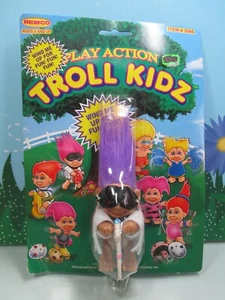 1992 PONY REITEN TROLL SPIELZEUG (#2) - 4"" Russ/REMCO Troll Puppe - NEU AUF KARTE - Bild 1 von 8