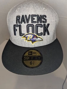 Baltimore Ravens New Era 2018 NFL Draft On-Stage Low Profile 59FIFTY 6 7/8 youth - Picture 1 of 7