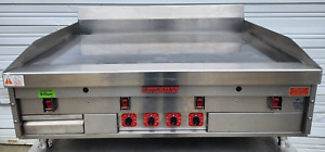 NEW MAGIKITCH'N MKG-48-ST 120,000 BTU GAS GRIDDLE, SOLID STATE CONTROLS 48"
